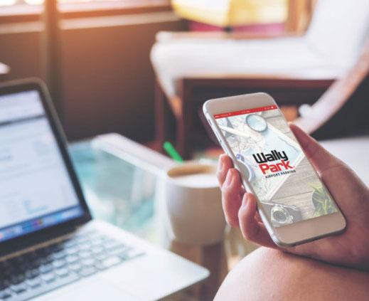 WallyPark mobile app parking integration page