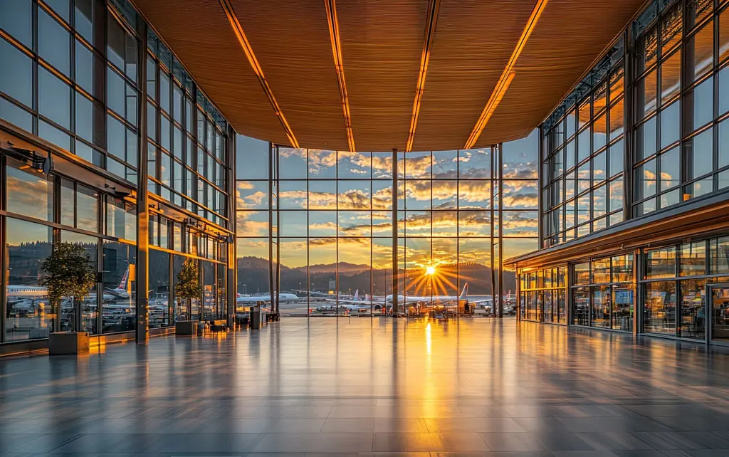 Next-level airport parking system with real-time management software optimizing efficiency, revenue, and traveler convenience.