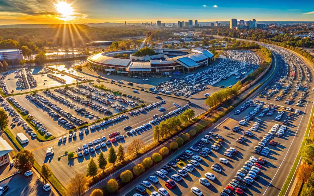 A stadium with event parking management software benefits by operating efficiently, staying organized, and boosting revenue.